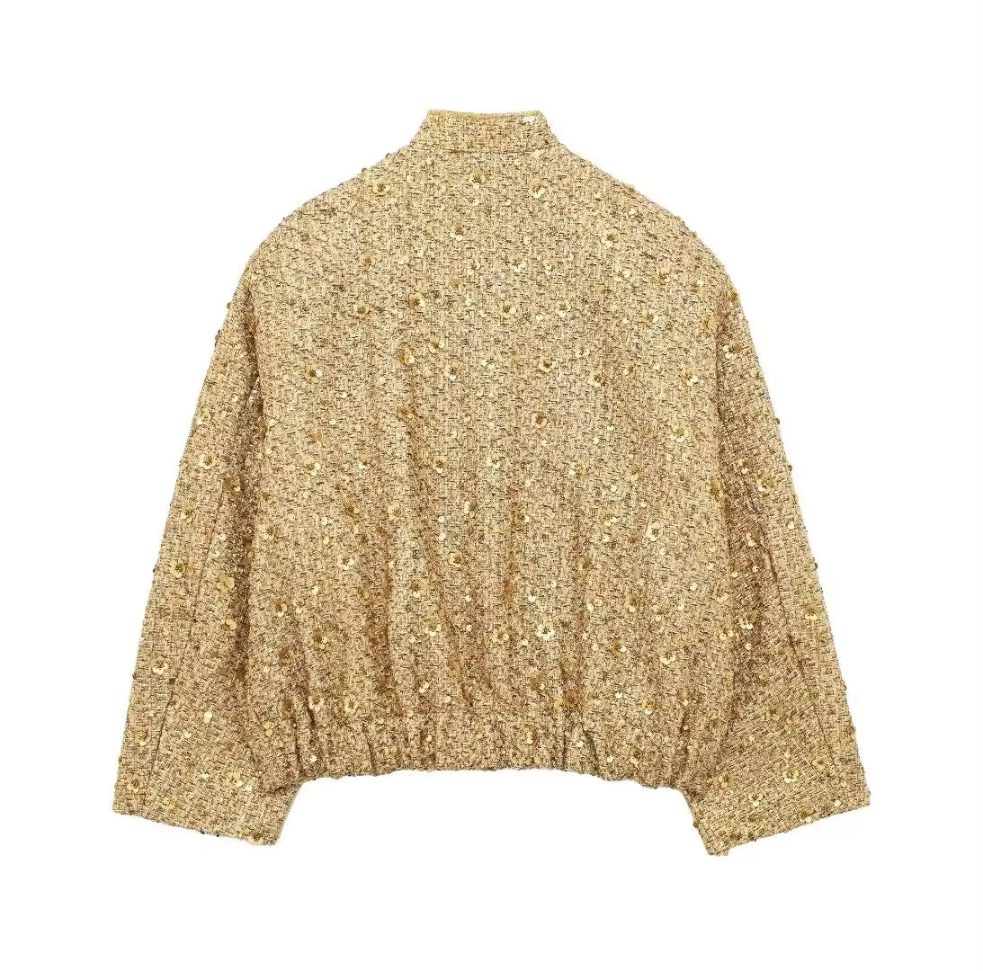GOLD PAILLETTEN Jacke