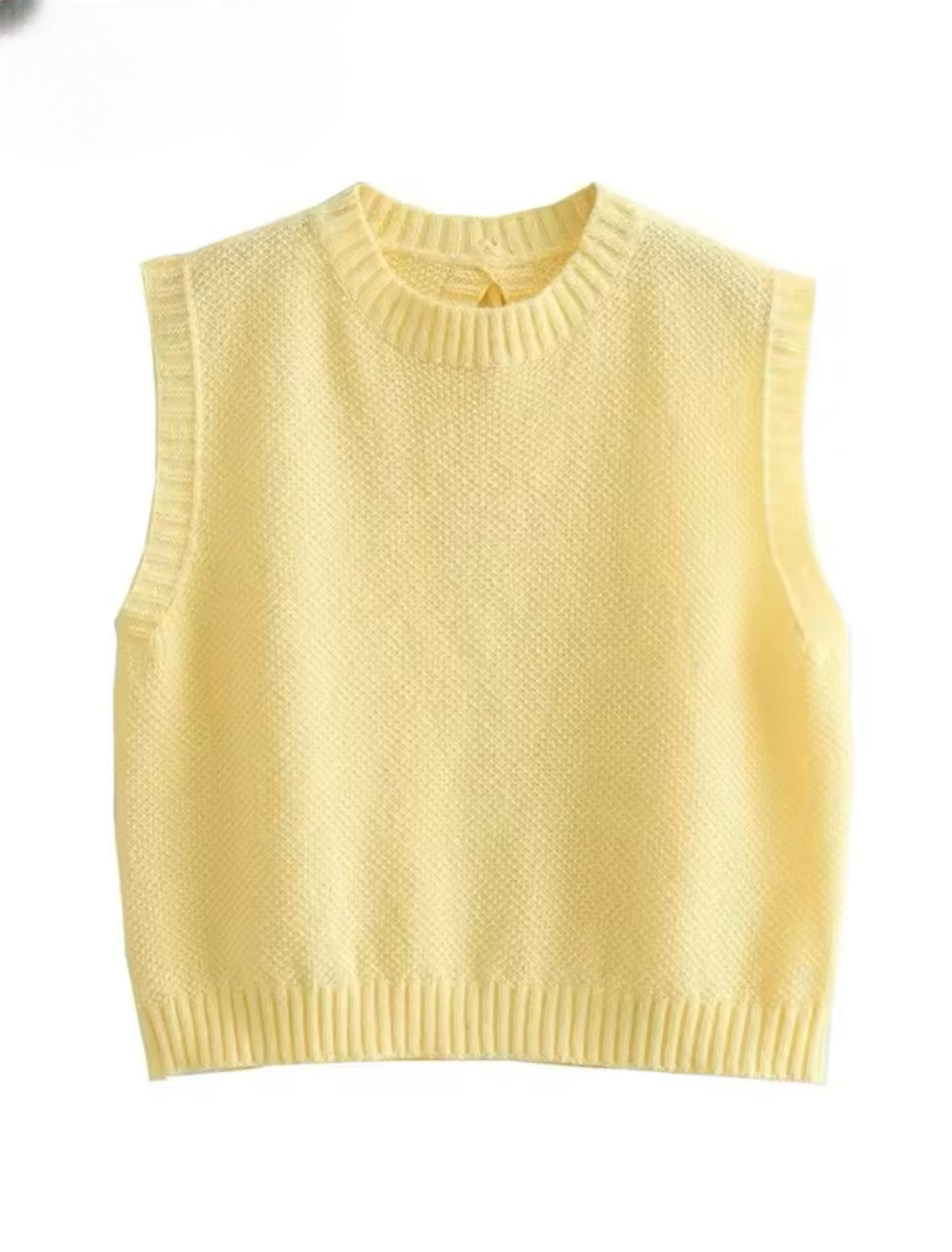 YELLOW BACKLESS Top