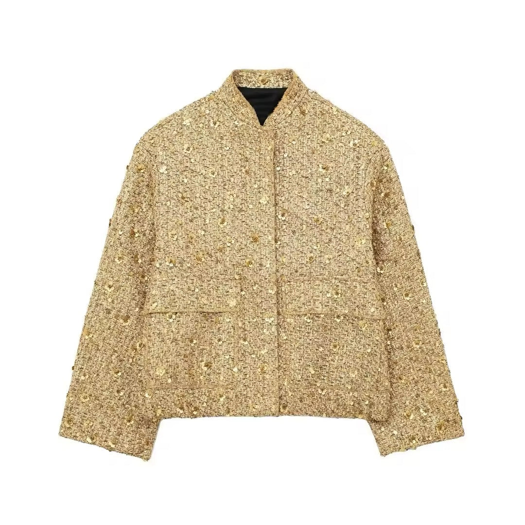 GOLD PAILLETTEN Jacke